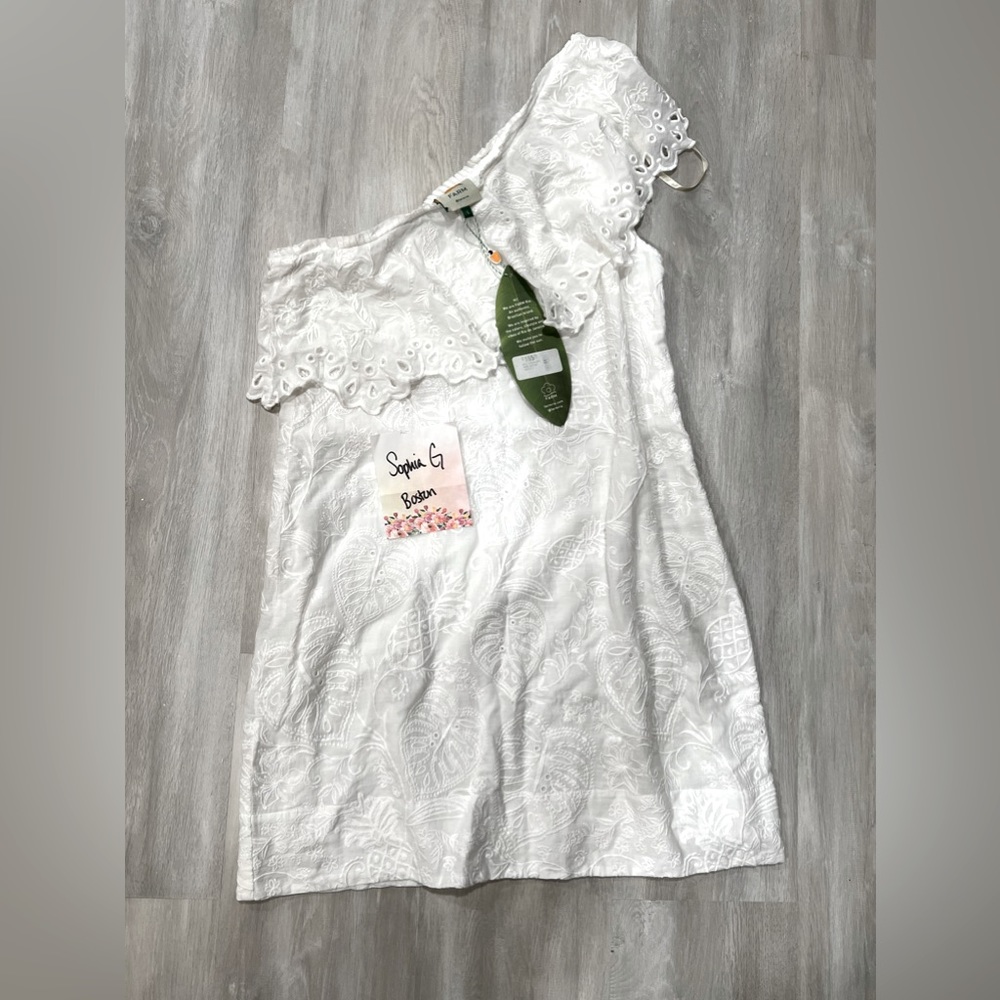 Farm Rio Pineapple embroidered dress